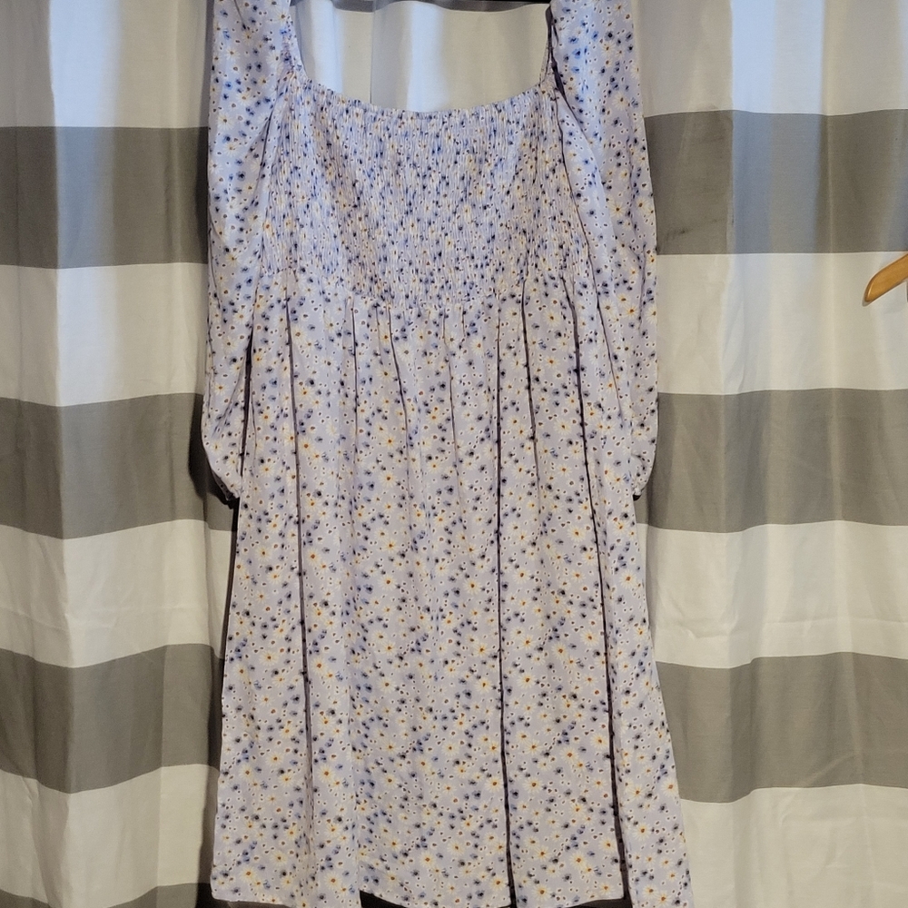 Blue flower dress